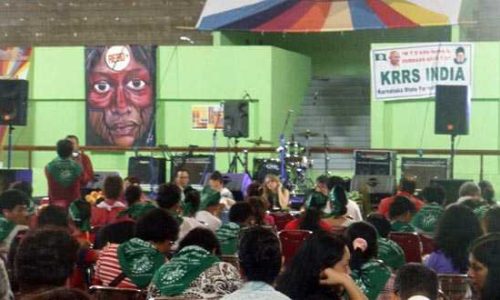Pertemuan Gerak Lawan #EndWTO di GOR Yuwana MAndala Denpasar (sandro wangak)