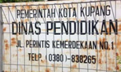 Papan Nama Kantor Dinas PPO Kota kupang (ist)