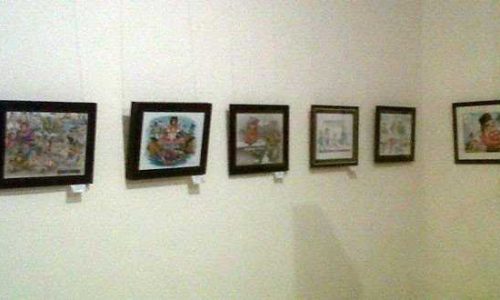 karya-karya yg dipamerkan.