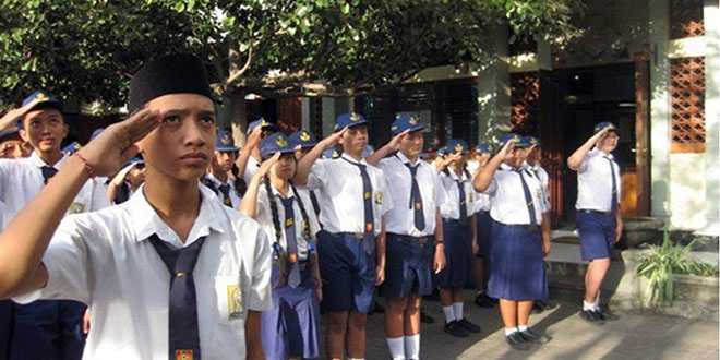 Siswa SMP 3 Denpasar (ist)