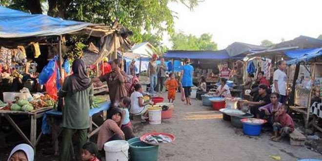 Situasi di Pasar Pada Lewoleba (ist)