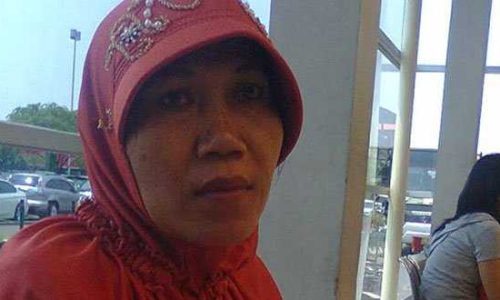Ibu Bayina, TKW asal Pontianak (foto: esraseran)