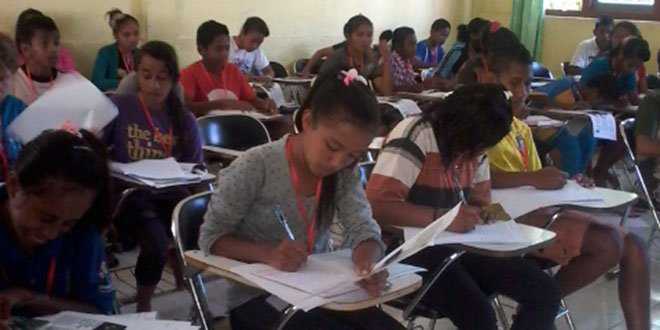 Suasana Pelatihan Jurnalisme untuk siswa/i di Flotim (foto: masankian)