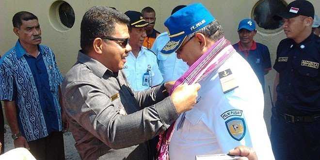 Rombongan di jemput Wabup Lembata, Viktor Mado