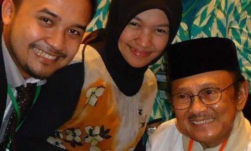 BJ. Habibie Bersama Eva Ariesty (ist)