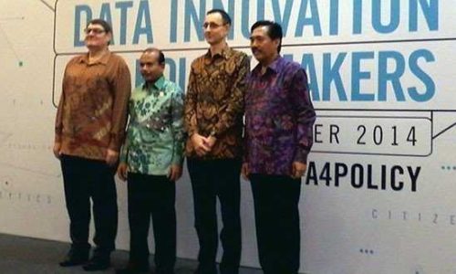Kegiatan konferensi "Inovasi Data untuk Pengambil Kebijakan di Nusa Dua-Bali (foto: kresia)