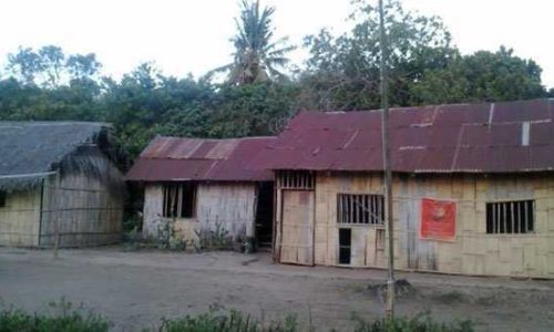 Kondisi gedung SDN Bedalima, Tanjung Bunga, kabupaten Flores Timur (foto: thobias ruron)
