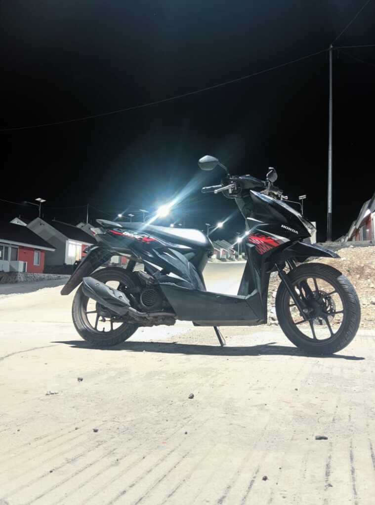 Motor Honda BeAT milik Bernadus Duru Balawala yang hilang di Perumahan Podu, Ile Ape (IST)