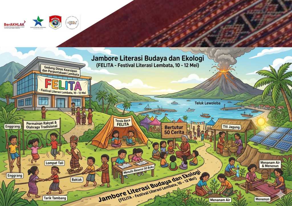 Keren, DKP Lembata Gelar Felita 2026 Tanpa Handphone dan Bebas Sampah