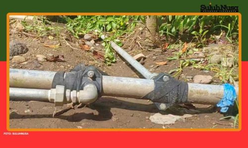 Diduga Tak Sesuai RAB, Proyek SPAM Rp1,3 Miliar Desa Moramam Gunakan Pipa Bekas Pamsimas 1997