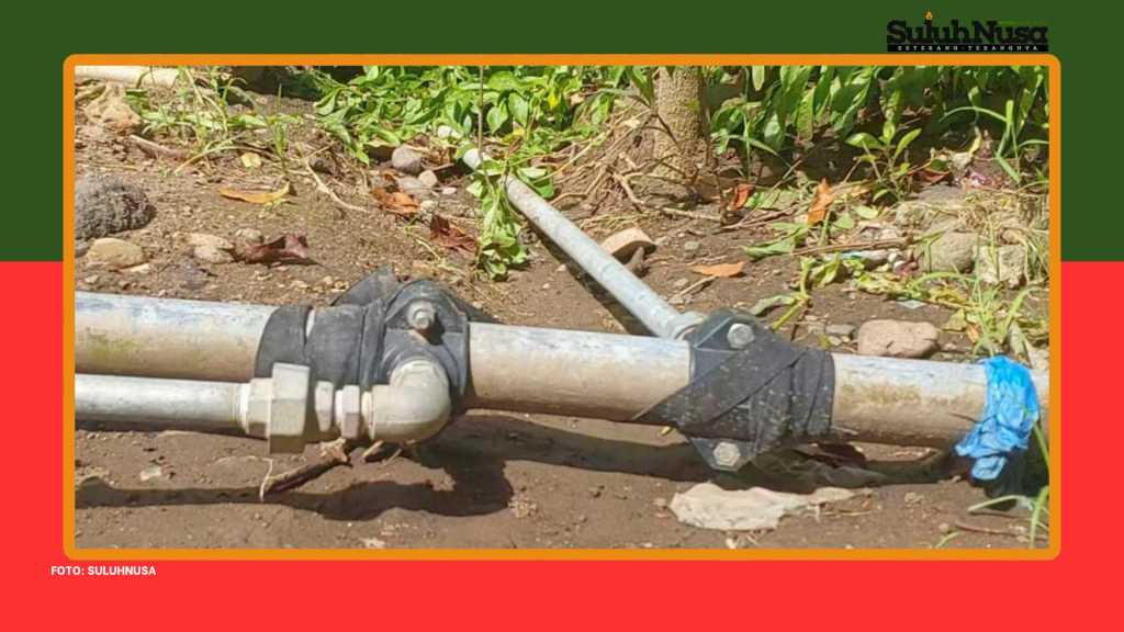 Diduga Tak Sesuai RAB, Proyek SPAM Rp1,3 Miliar Desa Moramam Gunakan Pipa Bekas Pamsimas 1997