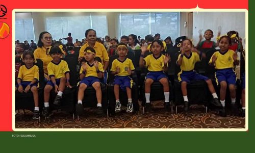 Riuh Tawa dan Gerak Ceria Anak PAUD Semarakkan Lomba Senam HAN 2026 di Kota Kupang