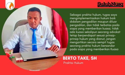 Dinilai Langgar Kode Etik, Berto Take : “Saya Berdiri Tegak Agar Kasus Ini Lebih Terang”