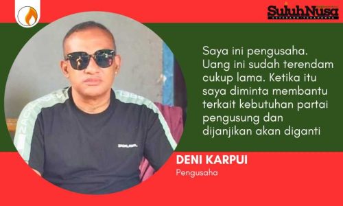 Setelah Jadi Bupati, Iskandar Ingkar Janji, Uang Pinjaman Deni Karpui Tak Kunjung Kembali