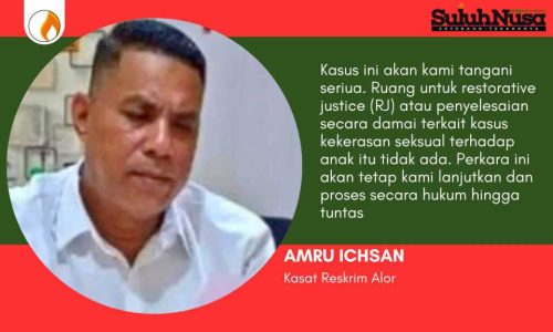Bunga Dilecehkan Tiga Pria Berujung di Polres Alor