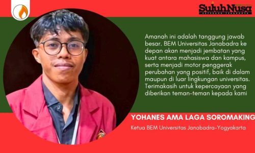 Ama Laga Soromaking, Resmi Memimpin BEM Universitas Janabadra-Yogyakarta