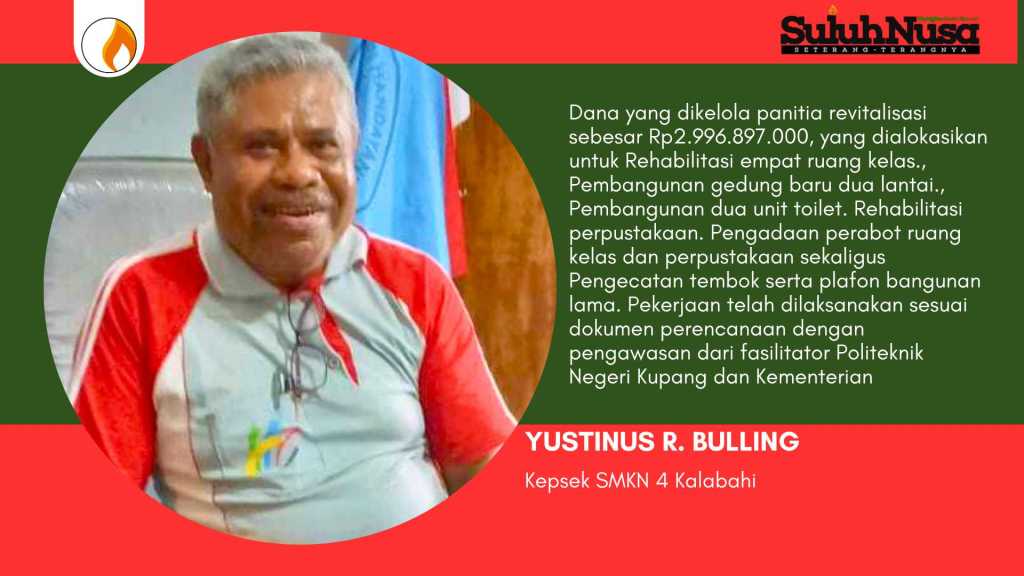Klarifikasi Tegas! Kepsek SMKN 4 Kalabahi Bantah Isu Penyimpangan Dana Revitalisasi