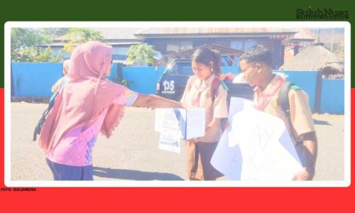 Pelajar SMAN 1 Balauring Galang Bantuan untuk Korban Bencana Flores